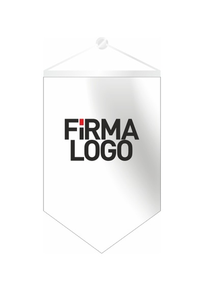 Beşgen Özel Logolu Flama 25x35 Cm Tek Ebat