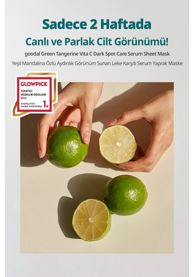 Leke Karşıtı Serum Yaprak Maske Goodal Green Tangerine Vita C Dark Spot Care Serum Sheet Mask