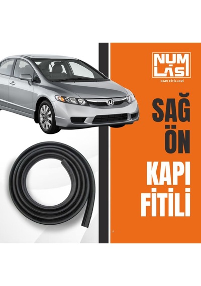 Honda Civic 2011-2017 Sağ Ön Kapı Fitili-a Kalite-numlas-nm3037