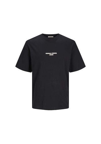 Jack & Jones Erkek Sırt Baskılı Oversize T-shirt - 12256289 001