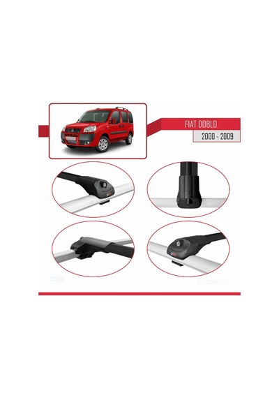 Fiat Doblo 2000-2009 Arası İle Uyumlu Ace-1 Ara Atkı Tavan Barı S