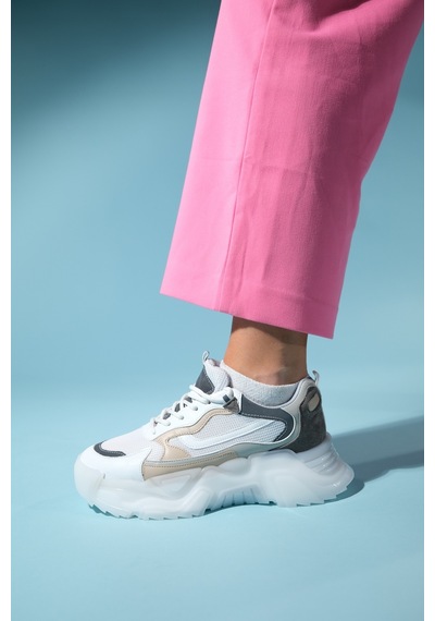 Luvishoes Opole Beyaz Multi Kadın Spor Ayakkabı Beyaz