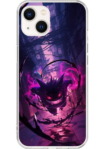 Apple Uyumlu iPhone 15 Şeffaf Kılıf Pokemon 2 Tasarımlı