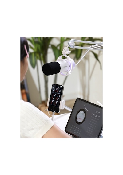 Takstar Gx5 Usb-c/xlr Beyaz Kondenser Mikrofon Boom Arm Stand