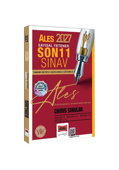 2027 Yargı 2027 Ales Vıp Sayısal Yetenek Çıkmış Sorular Son 11 Sınav Çözümlü