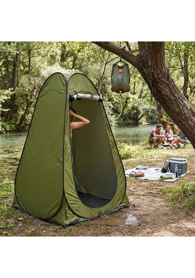 Otomatik Kamp Giyinme Çadırı 120x120x190 Cm Pop-up Duş, Tuvalet & Soyunma Kabini Çok Renkli