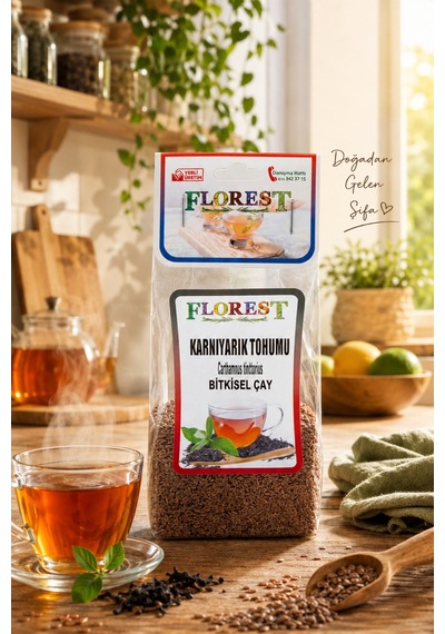 Karnıyarık Tohumu Bitkisel Çay 100 Gr %100 Karnıyarık Tohumu Carthamus Tinctorius - 890448464 Diğer