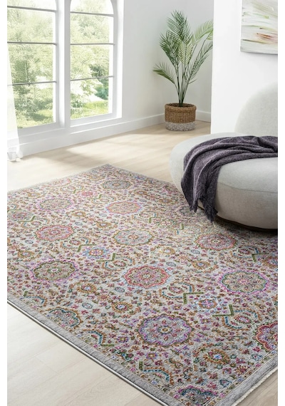 Seyran Halı Monde 802 Multi Polyester Makine Halısı