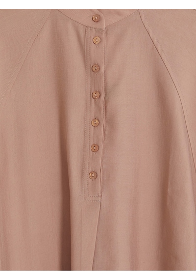Lcw Modest Pembe Hakim Yaka Kadın Gömlek Tunik
