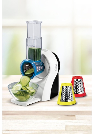 Kiwi KIM-4710 2'si 1 Arada Narenciye Sıkacağı ve Salata Makinesi