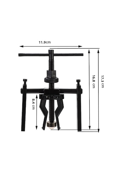 Suntek Extractor 3 Çene Profesyonel İç Rulman Çektirme Seti