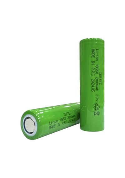 18650 3.7v 2000 Mah 1c Li-ıon Şarjlı Pil