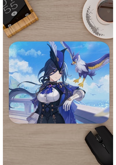 Clorinde Genshin Impact Anime Gacha V5 - 22x18 Gaming Mouse Pad Fare Altlığı