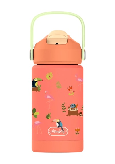 Sipnjoy - Flipsip Çocuk Su Termosu 360 Ml - Jungle Jam