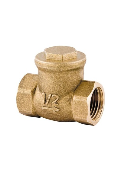 Sarı Metal Çalparalı Çekvalf 1/2''