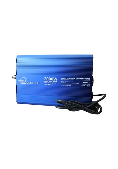 Uretech 2000 W Watt 12V Tam Sinüs Akıllı Ups Şarjlı Inverter