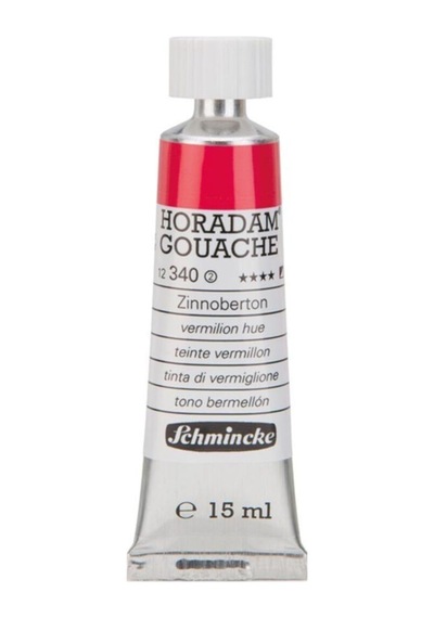 Schmincke Horadam Gouache Artist Guaj Boya 15 Ml Seri 2 340 Vermilion Hue Çok Renkli