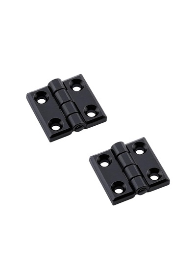Siyah Metal Mini Yaprak Menteşe 30x30mm Dayanıklı Mobilya Kapı Dolap Çekmece Kapak Aksesuar Bağlantı