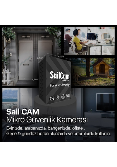 Sail Cam Mikro Güvenlik Kamerası