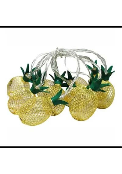 Hubrendy Emin 2 Metre 10 Led Pilli 2 Kademeli Ananas Led Işık