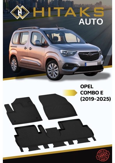 Hitaks Opel Combo 2019 Sonrası İle Uyumlu 4d Havuzlu Oto Paspas