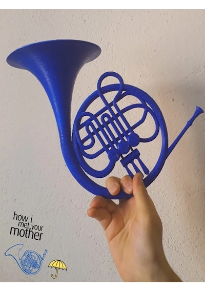 How I Meet Your Mother HIMYM Blue French Horn Mavi Fransız Kornu