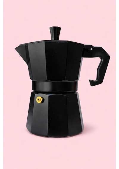 Retro Moka Pot 6 Luk Kamp Kahve Çekirdeği Demliği