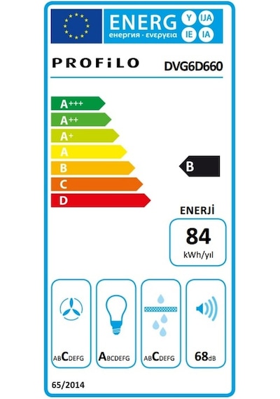Profilo DVG6D660 60 CM Duvar Tipi Davlumbaz