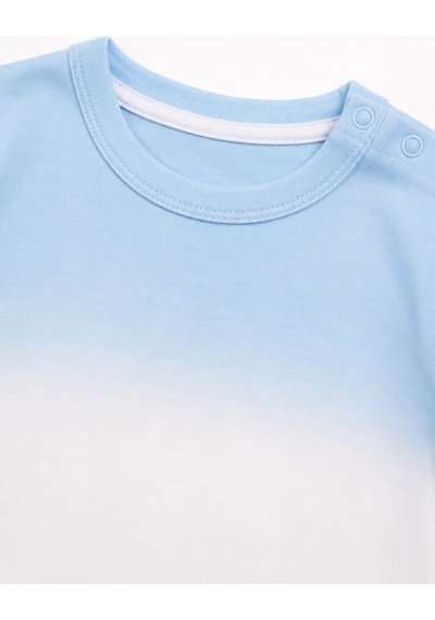 Babyhola Unisex Renkli Bebek Yazlık Mevsimlik Tulum 20321 Mavi