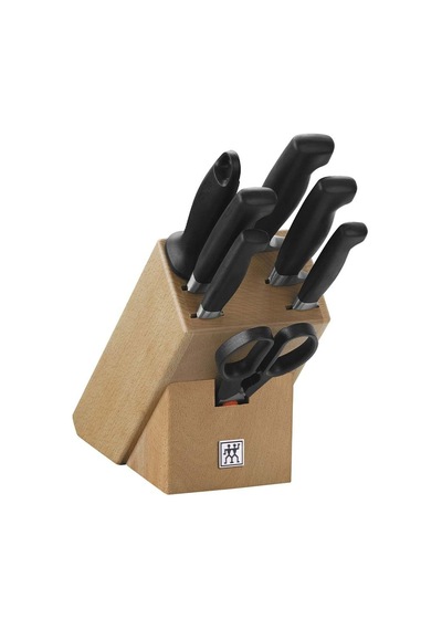 Zwilling Four Star 8 Parça Blok Bıçak Seti Doğal Bloklu, Paslanmaz Çelik Ve , Siyah Sku: Smg8690010194961 -