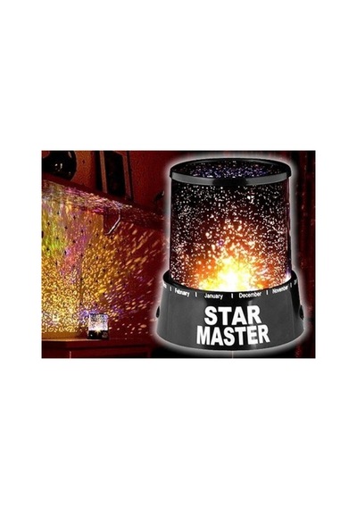 Star Master Projeksiyon Gece Lambası Kablolu Beyaz