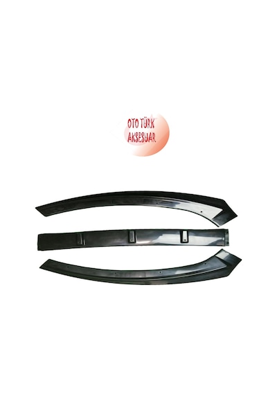 Vw Jetta 2010-2018 Lip 3 Parça Enjeksiyon Baskı Piano Black