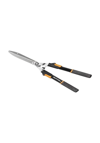 Teleskopik Çit Budama Makinesi, Softgrip Saplar, Yüksek Kaliteli Çelik Bıçaklar, Uzunluk: 63-83 Cm, Siyah/turuncu,