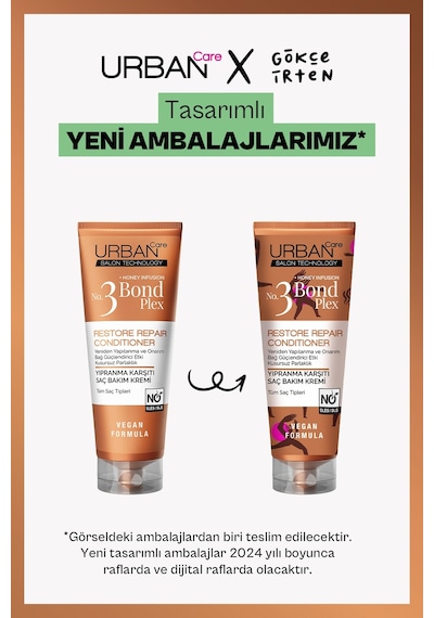 Urban Care No.3 Bond Plex Yıpranma Karşıtı Saç Bakım Kremi 250 ML