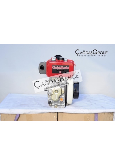 Goldmoto Gm178F-C Dizel Motor 7 Hp İpli Krank Mili Kamalı