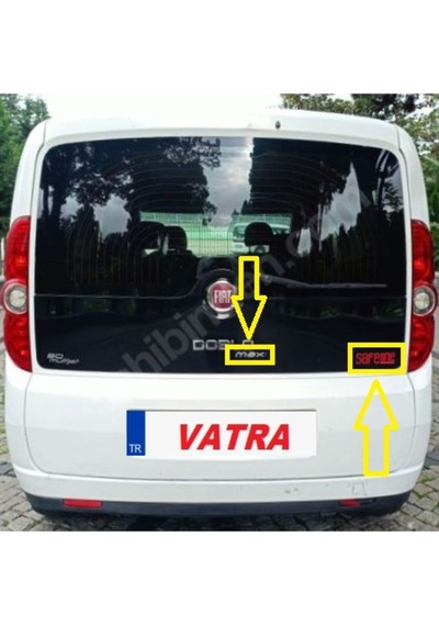 Doblo Combi 1.6 Multijet Maxi Safeline 2012-2017 Doblo-safeline Krom Bagaj Yazı