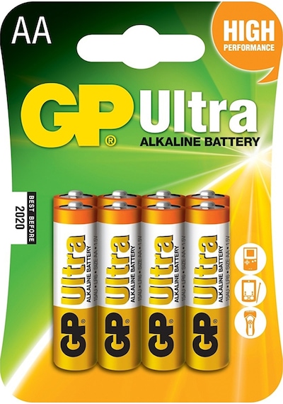 GP GP15AU-2U8 Ultra Alkalin AA Kalem Pil 8'li