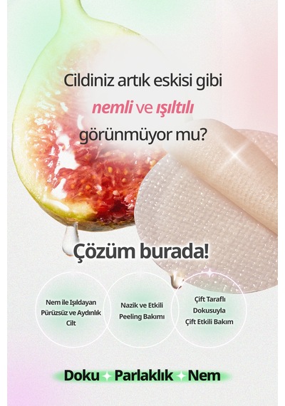İncir Asidi İçeren Cilt Bakım Pedi 25 Adet Goodal Fig Acid Peptide Glow Skin Booster Pad 26238157