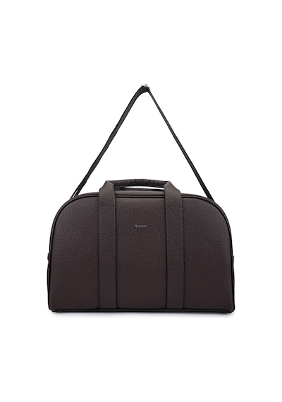 Tamer Tanca Unisex Suni Deri Kahverengi El Valizi 1012 2023 Vlz Sk25-26 Kahve Fltr