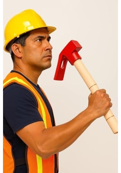 40 Cm Ahşap Saplı Kalın Uçlu Döküm Başlıklı Ergonomik Tasarımlı Dayanıklı El Aleti Marangozluk Ve Inşaat I