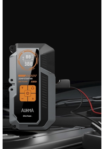 Auhma A9944 Araç Takviye Cihazı & Hava Kompresörü 16000mah Powerbankli 150 Psı Akıllı Akü Booster Ta
