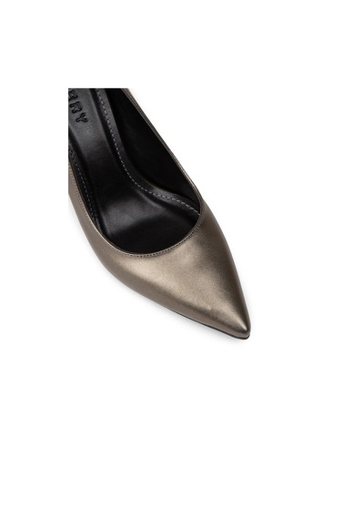Deery Kadın Platin Renkli Stiletto Topuklu Ayakkabı - P4539zpltm01 Platin
