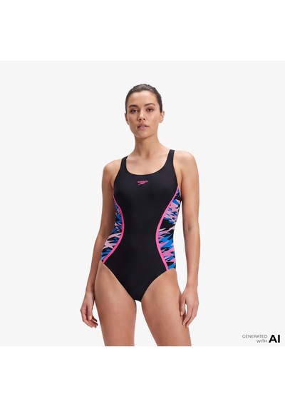 Speedo Hyperboom Kadın Siyah Mayo A000247004