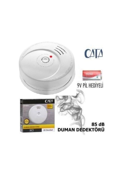 Ct-9451 Kablosuz Duman Dedektörü Pilli Pil Hariç