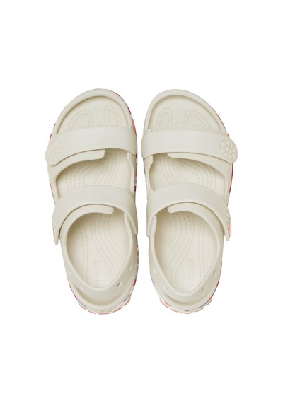 Crocs Crocband Cruıser Glow Confettı Band Kız Çocuk Sandalet 212527-2mk Krem
