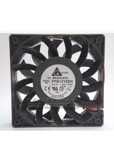 Delta Ffb1212sh-s79v ,120x25mm 12vdc 140-cfm 3-kablo Fan