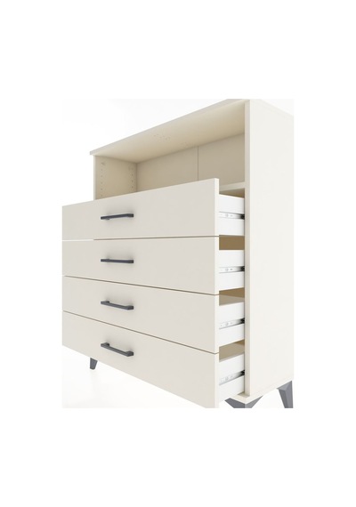 Arges Şifonyer Tek Raflı 4 Çekmeceli 88x30x106 Aytaşı-aytaşı Aytaşı