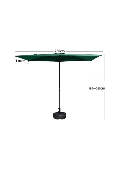 Bu 250 Cm Açık Hava Şemsiyesi 8,2 Ft Kaldırma Düğmeli Ve Ayaklı Bir Plaj Şemsiyesidir, Bahçe İçin İdealdir Diğer