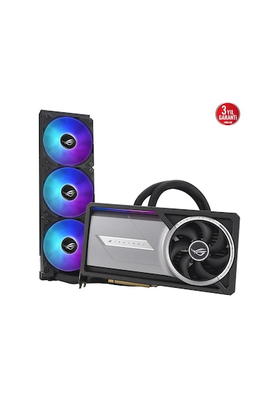Asus Rog Astral Lc Geforce Rtx 5090 32gb Oc Edition Dlss 4 512 Bit Gddr7 Sıvı Soğutmalı Ekran Kartı