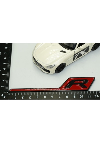 Dk Benz Amg R Gt R Eklenti Kırmızı Siyah Abs 3m 3d Bagaj Logo Amb